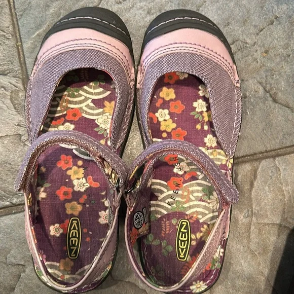 Keen Purple Floral Mary Jane Sandals - Picture 2 of 6